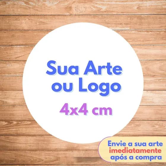 Adesivos Personalizados 4x4 cm | Embalagem | Festa Infantil | Aniversário | Loja | Envios | Papelaria Personalizada