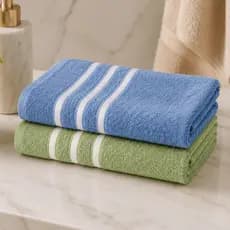 Kit 2 Toalhas de Banho 65x122 cm - 100% algodão