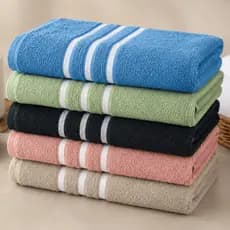 Kit 5 Toalha Banho Atacado 100% Algodão 60x120cm