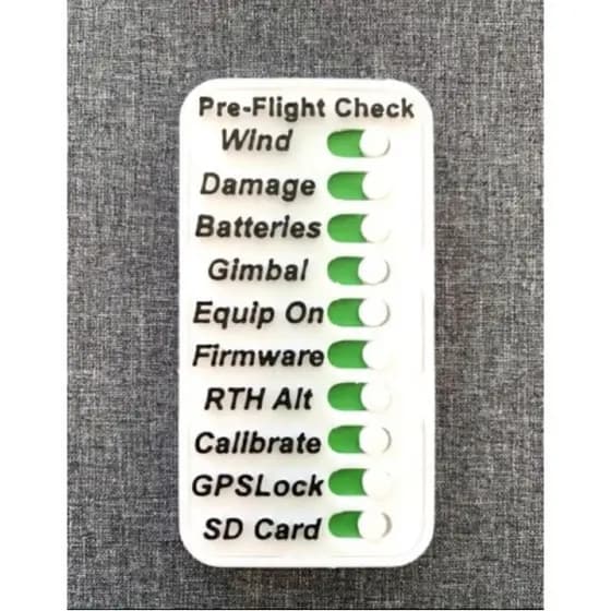 Drone Checklist de Pré Voo