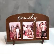 Porta Retrato Moldura Fotos Personalizado Retratos Em MDF Dia Namorados Mães Família Decoração Enfeite Elegante