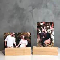 Porta Retrato Em Pinnus Com MDF  Laminado Recordacao Familia Amor Decoracao Elegante Para Casa
