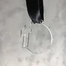 Kit com 250 Medalhas de Acrílico Cristal 2mm