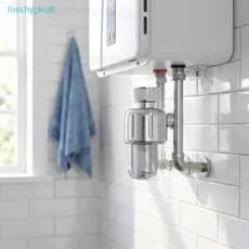 [lLinshgjkuB] Filtro De Água De Sedimento Giratório Pré-Reutilizável De Aço Inoxidável Para Aquecedor Cozinha Banho Uso