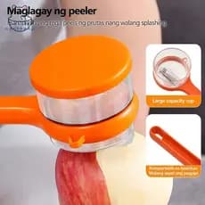 lovelycactushg Descascador De Vegetais Dupla Face Com Caixa De Armazenamento Embutida Para Cozinha , Corte De Frutas E B