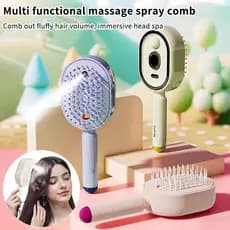 Decorador Cuidados Com O Cabelo Massagem Pente Couro Cabeludo Escova De Cabeça Massageador er Atomização Aplicador Novo