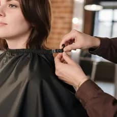 (Cassiopeiahg) Capa De Barbeiro Para Salão De Beleza À Prova D'água , Durável Corte De Cabelo Homens E Mulheres , Uso Pe