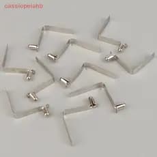 (cassiopeiahb) Clipes De Mola De 10pcs Travamento Do Pino Tubo Clip De Empurrar Para O Caiaque Poste De Barracas 6mm Acessórios De Acampamento Da Prancha