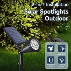 Design Exclusivo 18 Led Spot Light À Prova Dwaterproof Água Jardim Solar Estaca Holofote Para Caminho Paisagem Gramado D