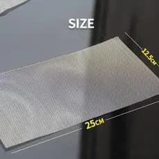 Malha De Reparo De Aço Inoxidável , 25x12.5CM , Para-Choque De Carro , Aberturas De Capô , Remendos Cra , Arame De Solda