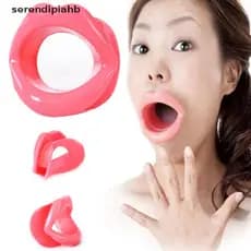 Sérmipiahb Ferramenta De Apertar Para Exercício Muscular/Massagem/Boca Facial De Silicone