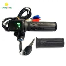 [Luckybaby-t] Acelerador De Bicicleta Elétrica 36V48V Para E-bike/Scooter Acessório Guiador Do Com Display LED Bons Prod