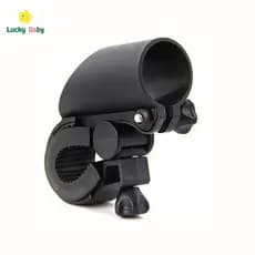 [Luckybaby-t] Suporte De Lâmpada De Luz De Bicicleta Portátil Para Ciclismo Aperto De Rotação Lanterna LED Braçadeira De