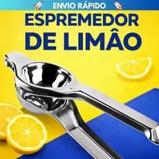 Espremedor de Limão Premium Durável para Uso Doméstico e Profissional Feito em Aço Inox