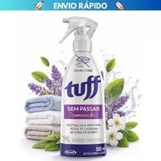 START Tuff Sem Passar Desamassa Fácil 350ml | Spray Desamassador de Roupas | Perfuma e Neutraliza Odores