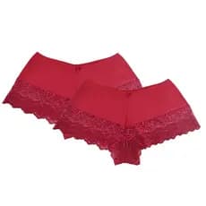 Kit 2 Calcinhas De Renda Feminina Selene Com Toque Suave e Conforto Garantido