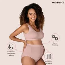 Calcinha Maternity Com Toque Macio Acompanha As Mudanças Do Corpo Durante a Gestação Zee Rucci
