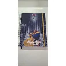 Caderno 10 matérias personalizado, Caderno universitário, caderno escolar, bela e a fera, personalizamos todos os temas