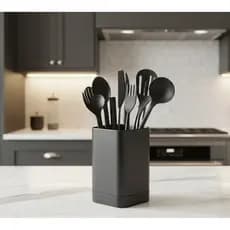 Porta Utensílios De Cozinha Quadrado Organizador Gourmet