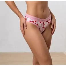 kit 10 Calcinhas de Algodão Feminina Adulto Tanga Lisa Cós Largo .