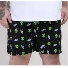 Kit Samba Canção Plus Size Short Malha Fria Pijama de Dormir .