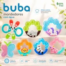 Mordedor Infantil Com Água Buba Alívio Para Dentição Bebê