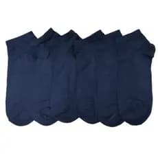 Kit 12 Pares de Meia Preta Soquete Cano Curto Unissex