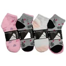 Kit 6/12 Pares de Meia Feminina Cano Curto Altomax