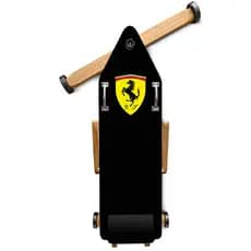 Carrinho de Rolimã 4 Rodas Brinquedo Ferrari Preto