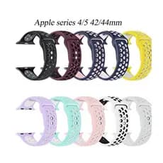 Pulseira De Silicone Esportiva Para Smart Watch 38mm / 40mm / 42mm / 44mm