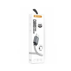 Cabo usb carregador e dados Sumexr reforçado ponta de mola turbo para Iphone/Android
