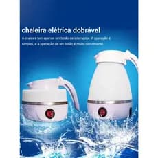 Lançamento Garrafa Jarra Chaleira Elétrica Dobrável Silicone Viagens Portátil Envio Imediato