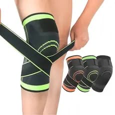 Joelheira Compressão Proteção Ajustável Fitness Cross