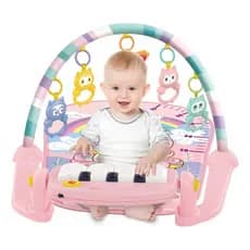 Tapete de Atividades Bebe Piano Musical Interativo Unicórnio
