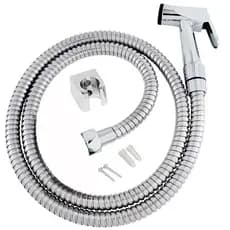 Ducha Higiênica Metal Cromada Gatilho Mangueira 1,20m Sem Registro