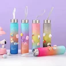 Garrafa Tie Dye 300ML Com Adesivos 3D - GA5