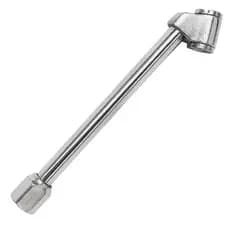 Calibrador Inflador De Pneu Duplo Profissional 150mm 1/4 Favorito
