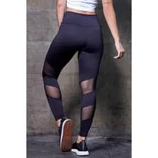 CALÇA Legging Feminina Poliéster TULE Lisa