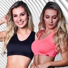 Top Fitness Feminino Sem Bojo Confortável Barato Reforçado Academia Treino LARISSA