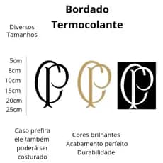 Patch Bordado Corinthians CP Termocolante Futebol Times