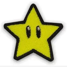 Patch Bordado Termocolante Estrela Mario Bros Bordada Game