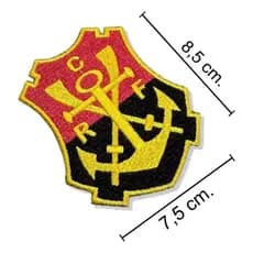 Patch Flamengo Remo Dourado Bordado