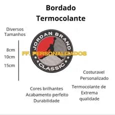 Patch Bordado BASQUETE Clássico J.B. Termocolante