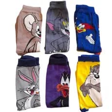 Kit com 6 Pares de Meias Divertidas Adulto – Estampas Exclusivas e Cheias de Personalidade