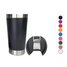 Copos Térmicos 473ml Com Tampa e Abridor de Garrafas para Cerveja Em Diversas Cores