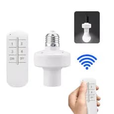 Bocal E27 Inteligente com Controle Remoto – Acione Sua Lâmpada à Distância
