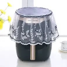 YHMBY1314 Fritadeira de Ar Capa Anti-poeira Bordado Tecido de Renda Utensílios de Cozinha Universais