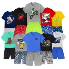 Kit 6 Peças De Roupa Infantil Masculino 3 Conjuntos Menino Verão Confortável Promoção