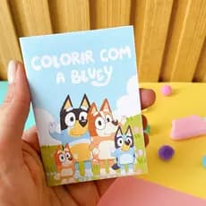 Mini Livro de Colorir- Folha A4- Lembrancinha de aniversário-Lembrancinha Infantil