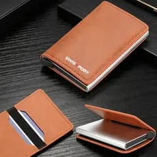 Carteira Compacta Porta Cartões Antifurto Slim Masculino